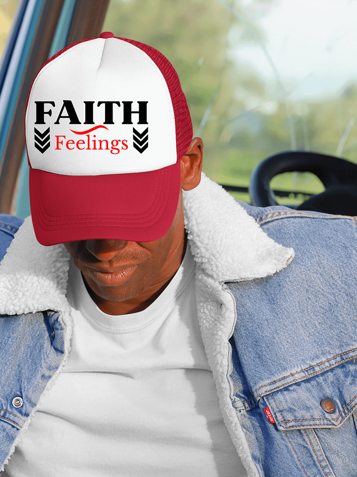 Faith Feeling Faith-Based Trucker Hat. product image (1)