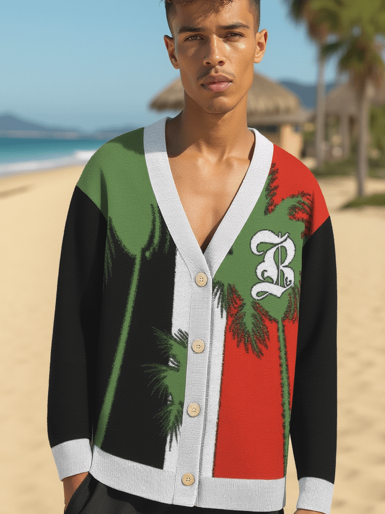 BPC TROPICAL KNITTED CARDIGAN UNISEX product image (11)