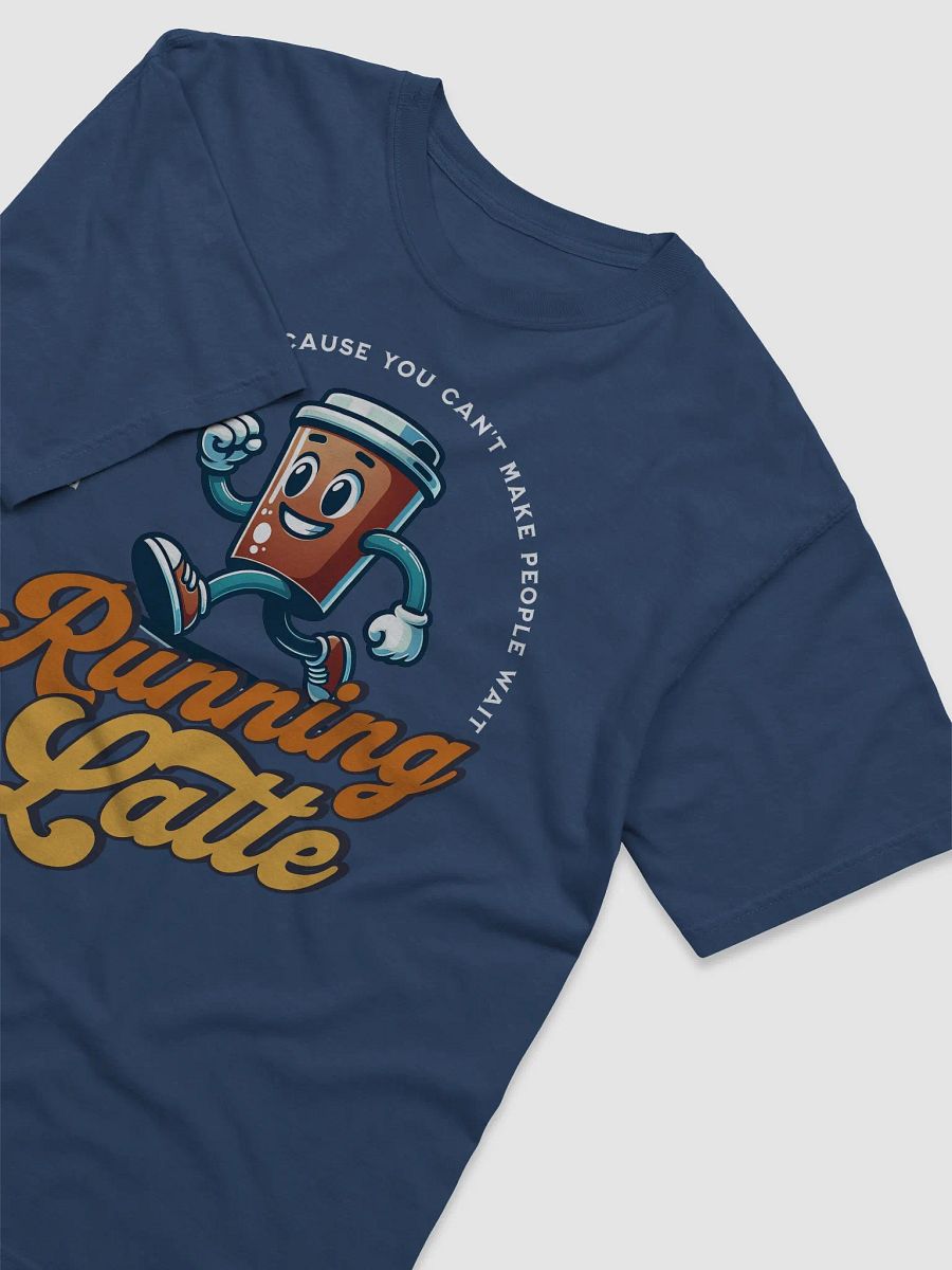 Running Latte Character T-Shirt product image (2)