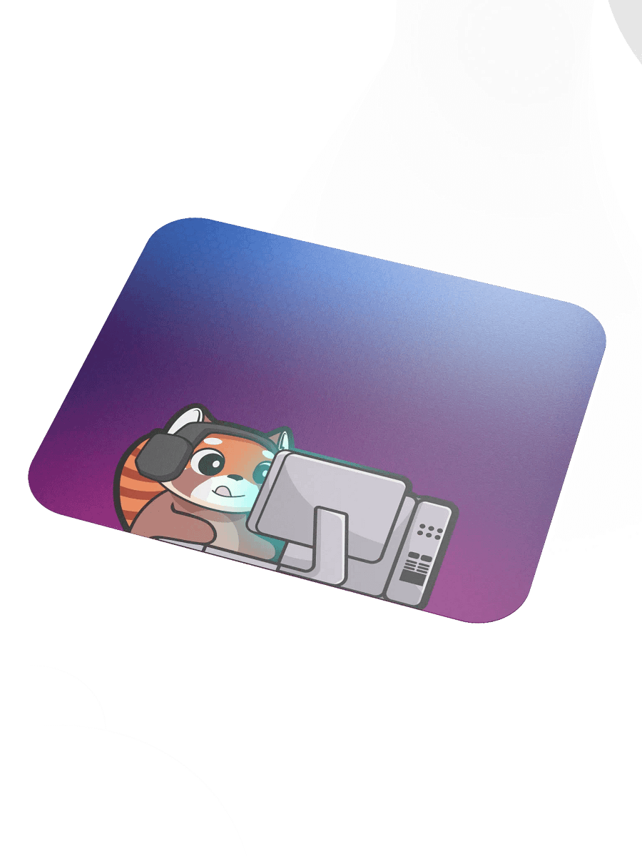 Gaming Bear Mouse Pad (Purple) - 8.7" x 7.1" product image (3)