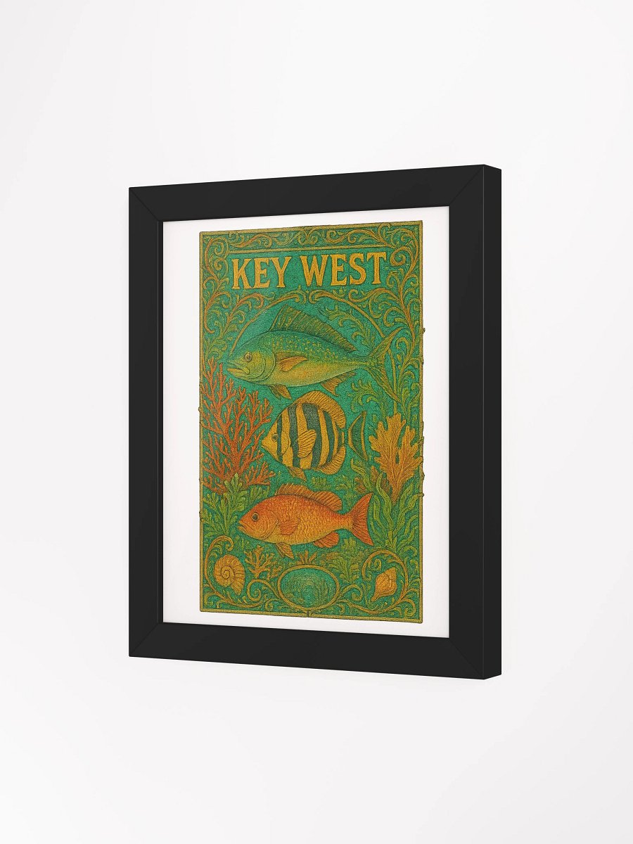 Key West Framed Poster with Fish product image (62)