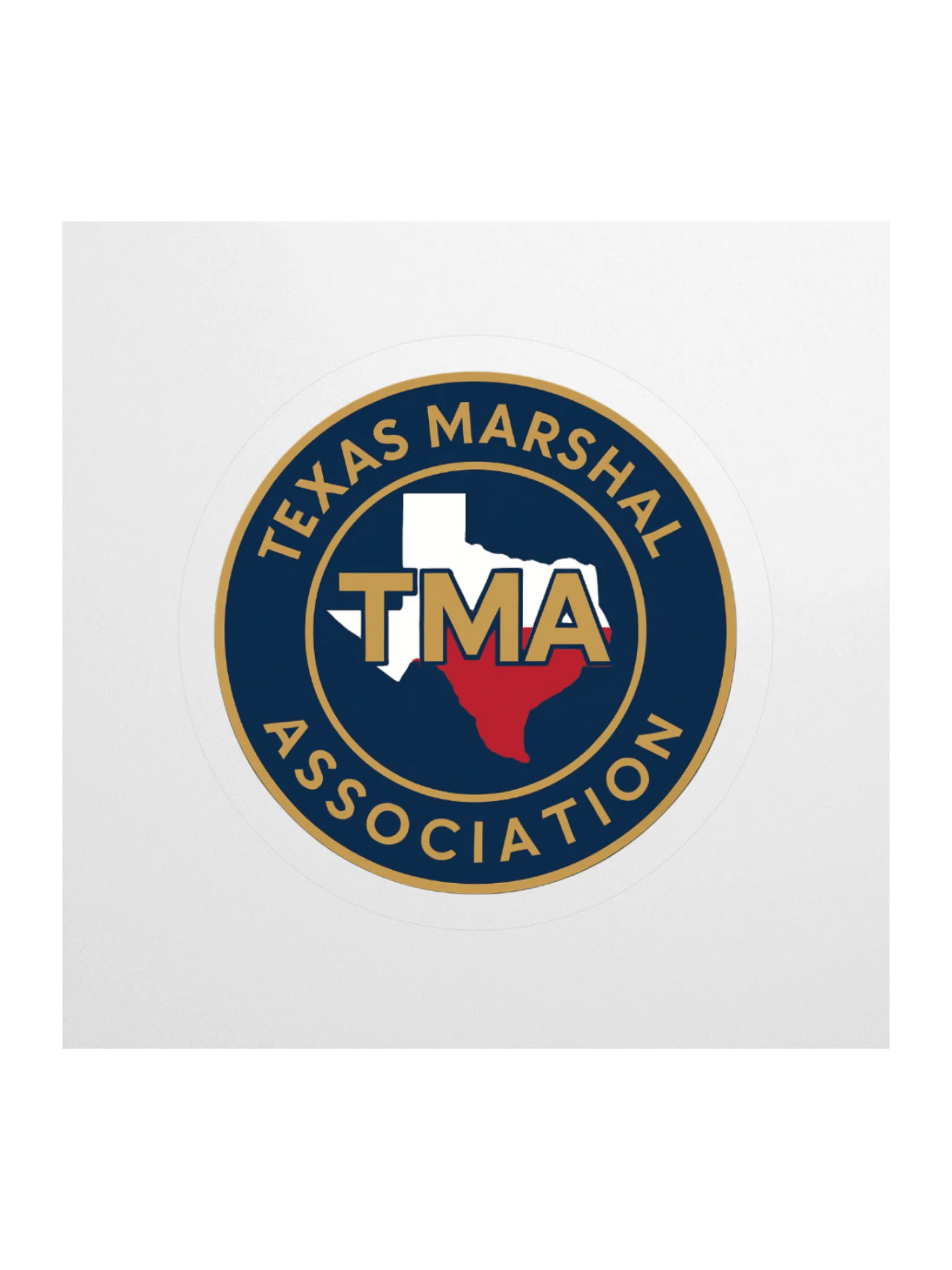 Texas Marshal Association Emblem Stickers product image (3)