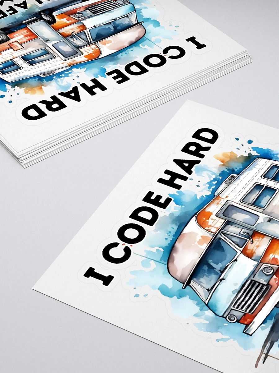 Campervan Coding Sticker product image (4)