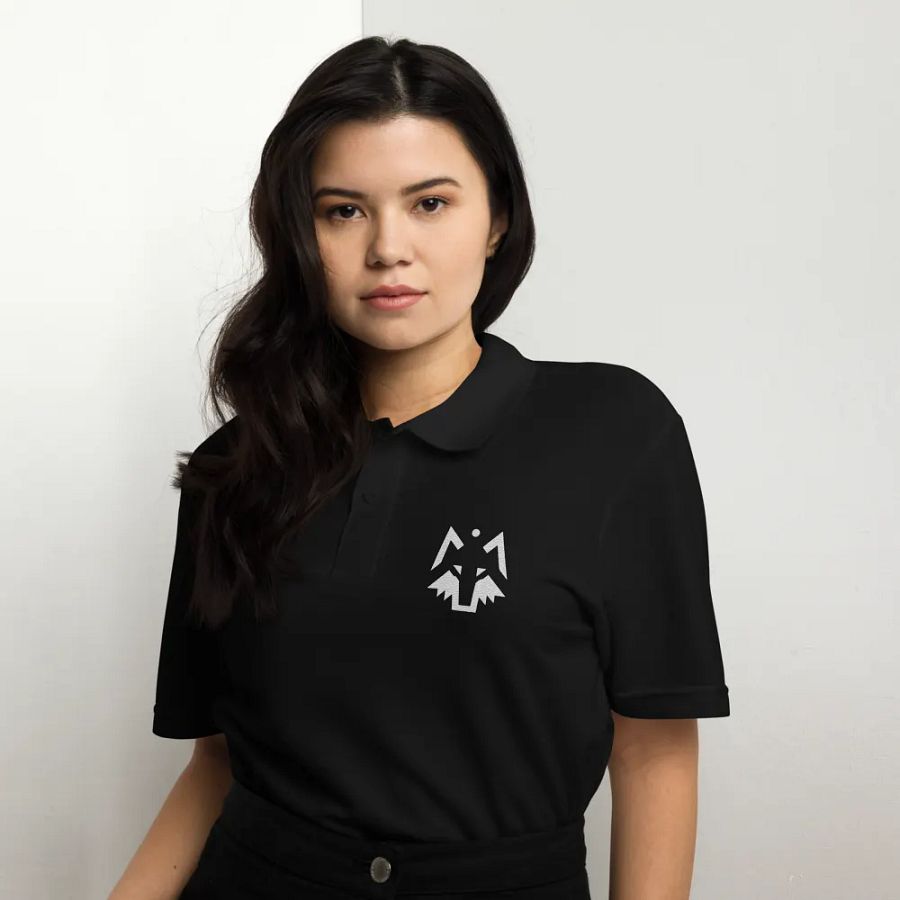 Wolfe Logo Polo Shirt in Black product image (12)
