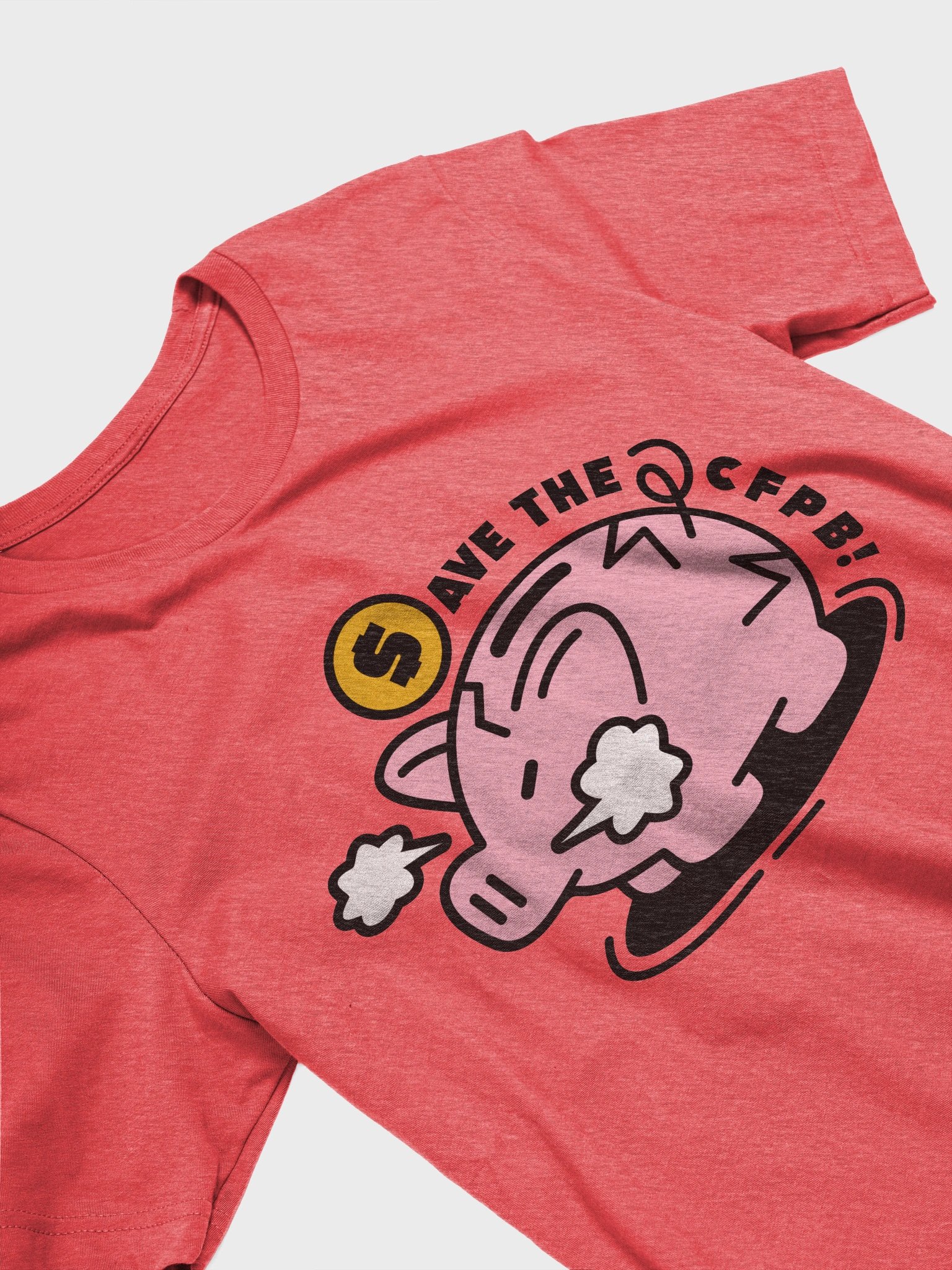 Save CFPB Piggy Bank T-Shirt product image (23)