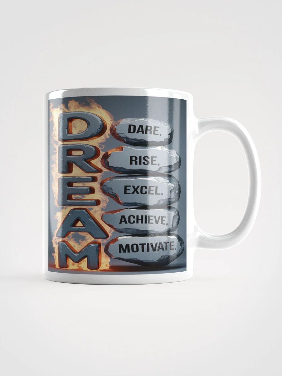 Fiery Dream #Motivational Glossy Mug - White product image (2)