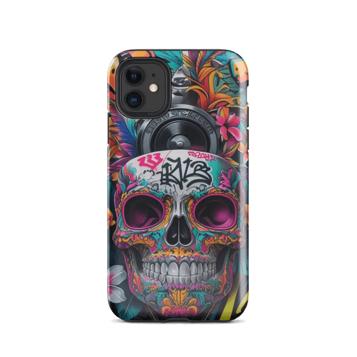 Graffiti Skull Speaker Tough iPhone® Case product image (24)