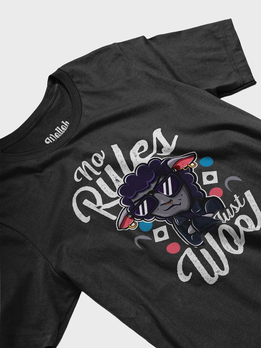 No Rules, Just Wool - Cool Black Sheep Cartoon Shirt product image (8)