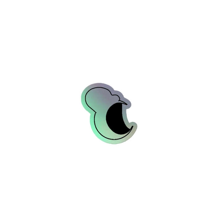YELLING ARON HOLOGRAPHIC STICKER product image (1)