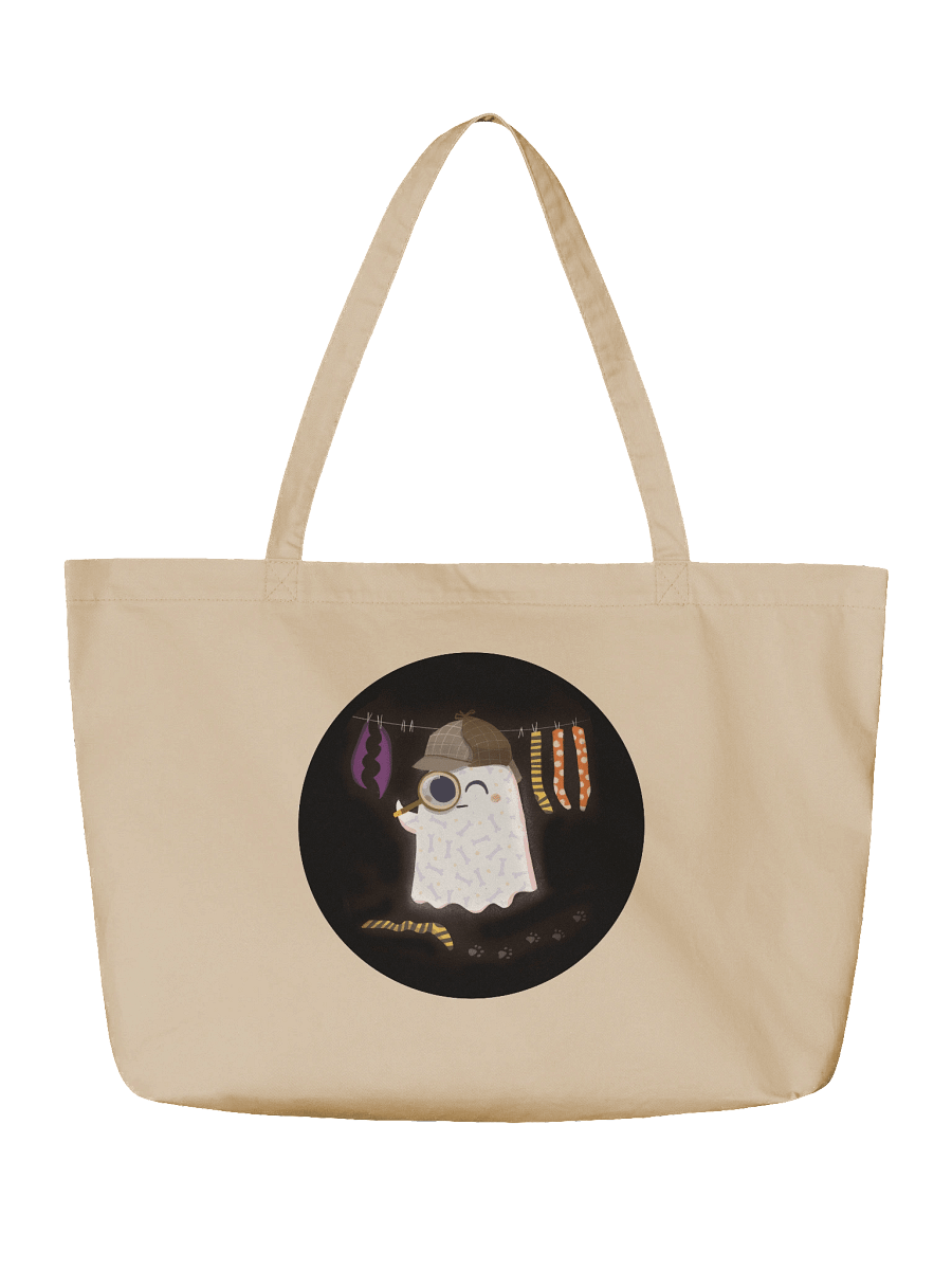 Little Ghost Sherlock Bones - Tote Bag product image (4)