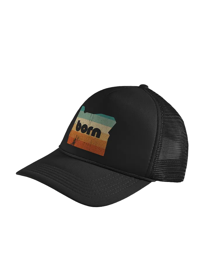 Vintage Colors Oregon Born Foam Trucker Hat product image (2)