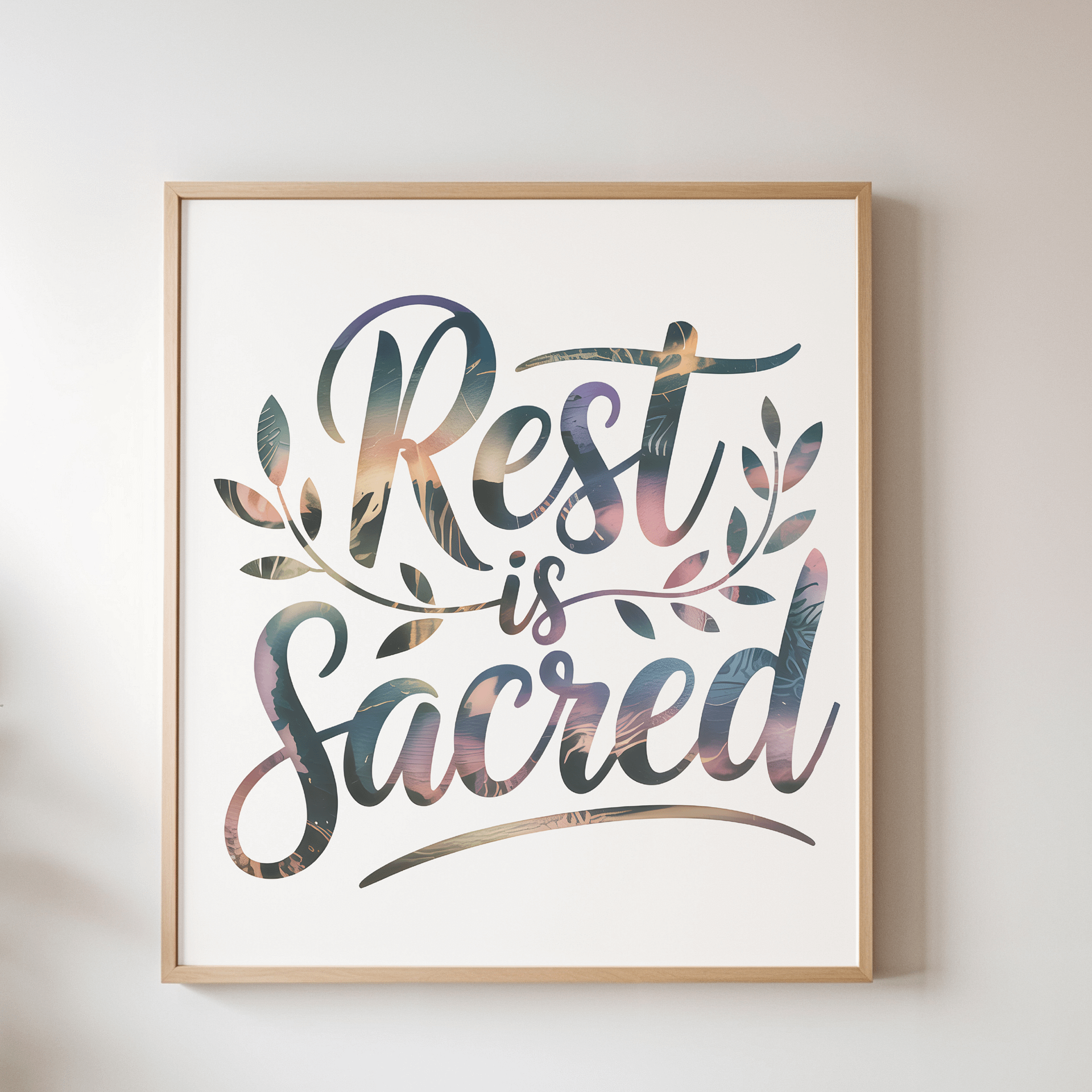 Rest Is Sacred, Mental Health png, Motivational Png, Positive Png, Mental Health Matter Png, Be Yourself Png, Positive Vibes Gift product image (1)