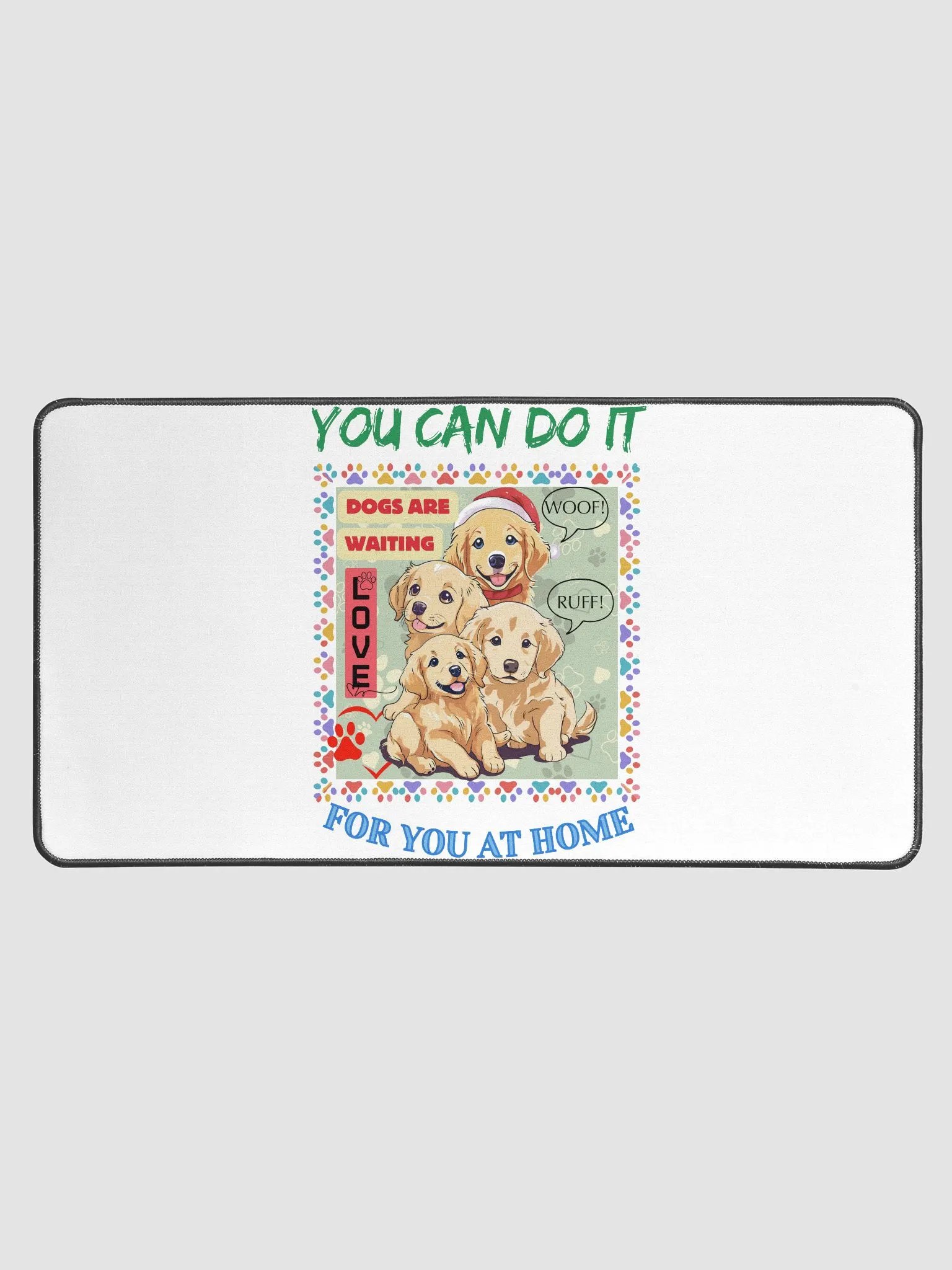 Pawsitively Adorable Desk Mat product image (1)