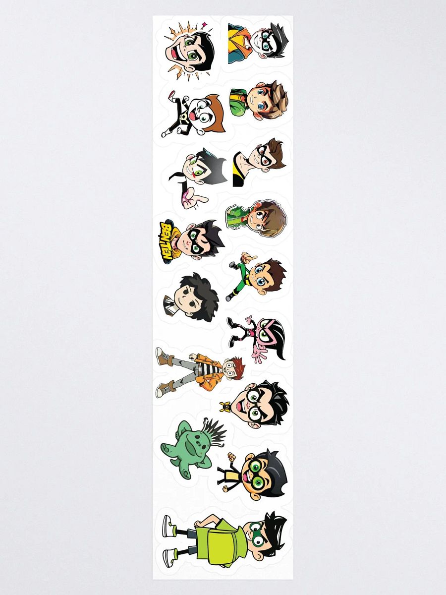 Diverse Cartoon Crew Kiss Cut Stickers product image (3)