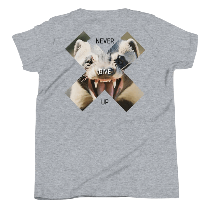 Never Give Up Youth Tee product image (1)