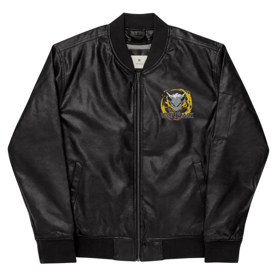 Faux Leather WOLFPACK Jacket product image (9)