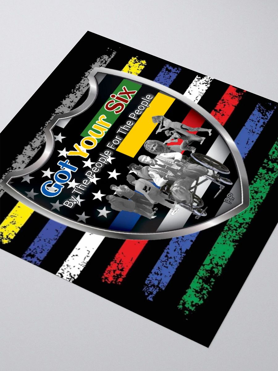 Got Your Six RP Thug Life Kiss Cut Sticker product image (3)