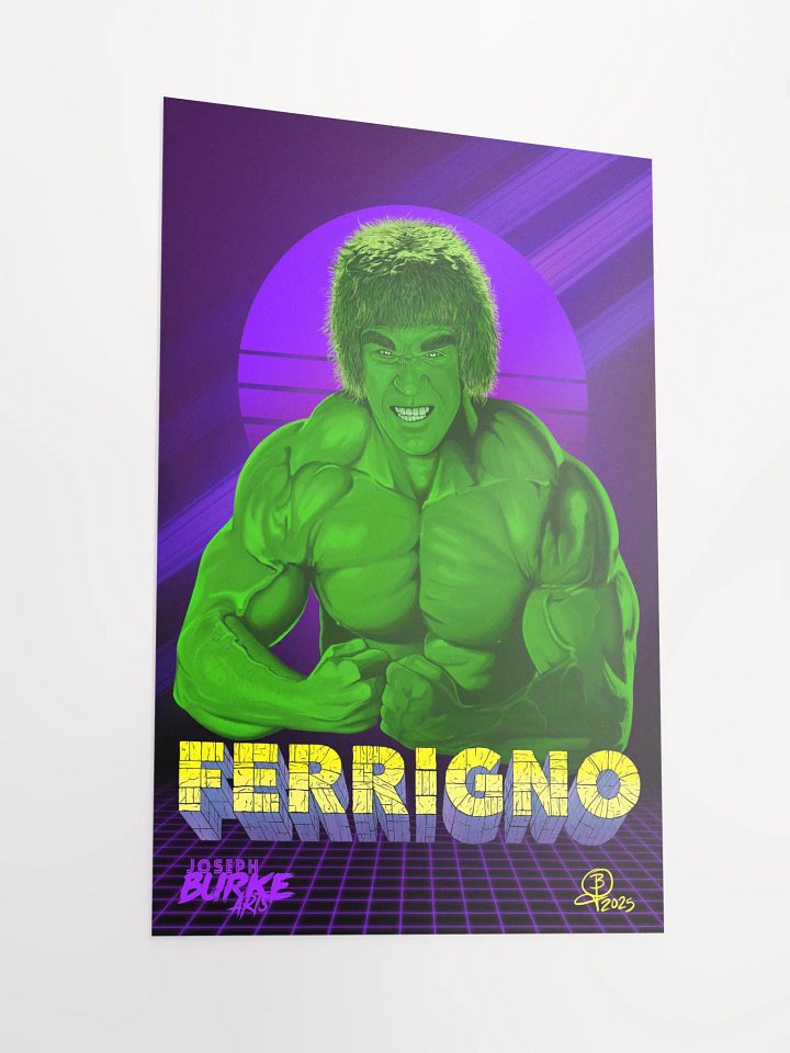 Lou Ferrigno's Hulk Fine Art Print product image (2)