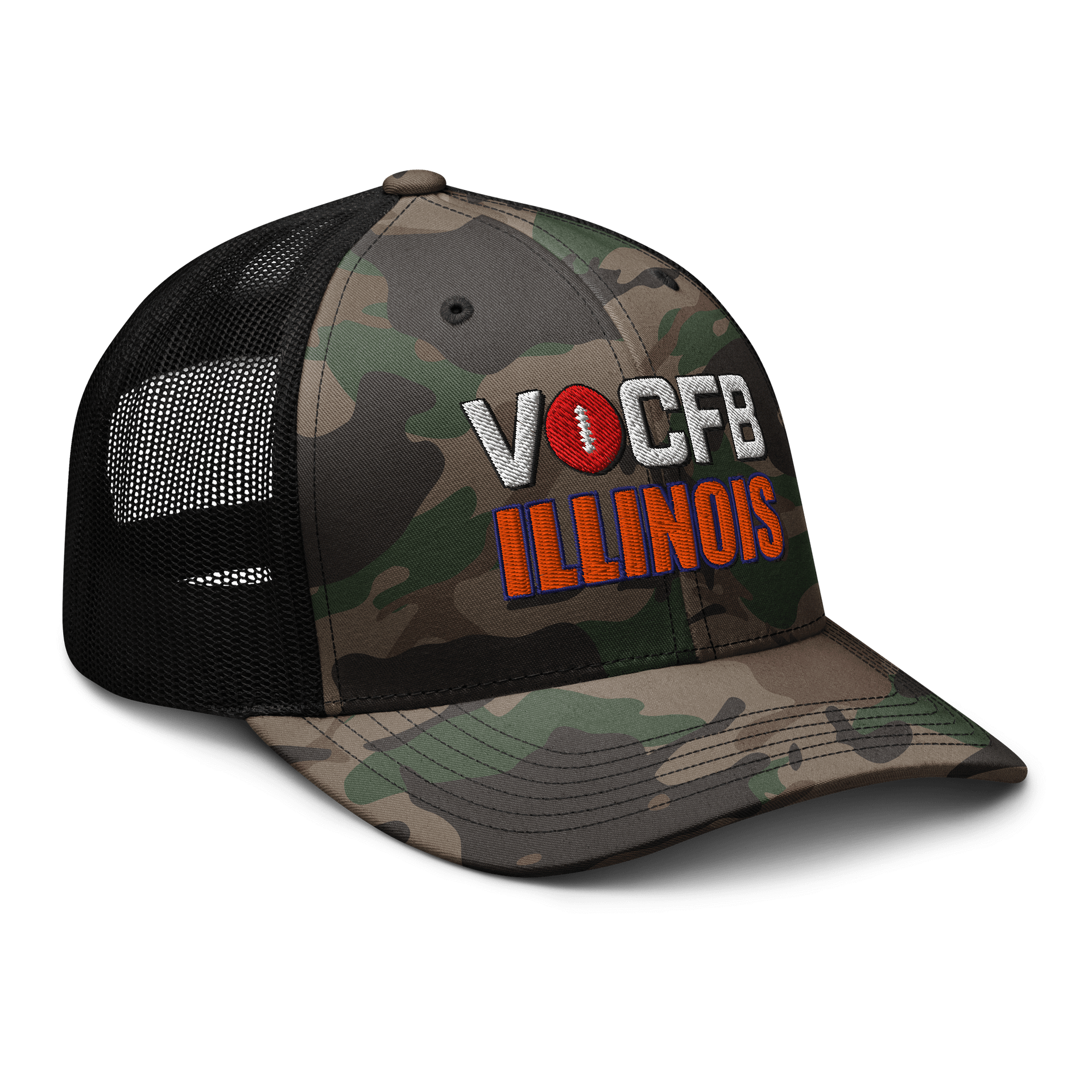 Illinois VOCFB Camo Trucker Hat product image (8)
