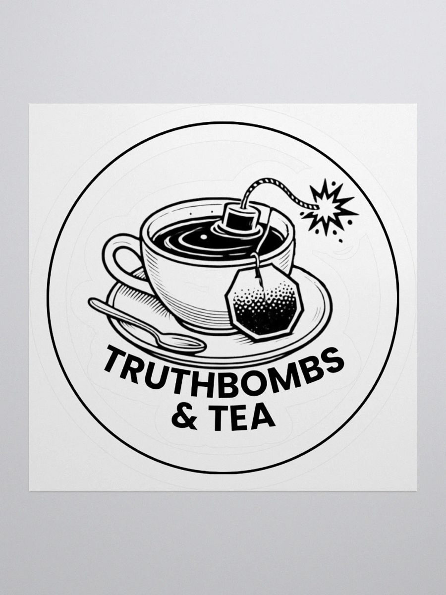 Truthbombs & Tea Official Logo Sticker product image (2)