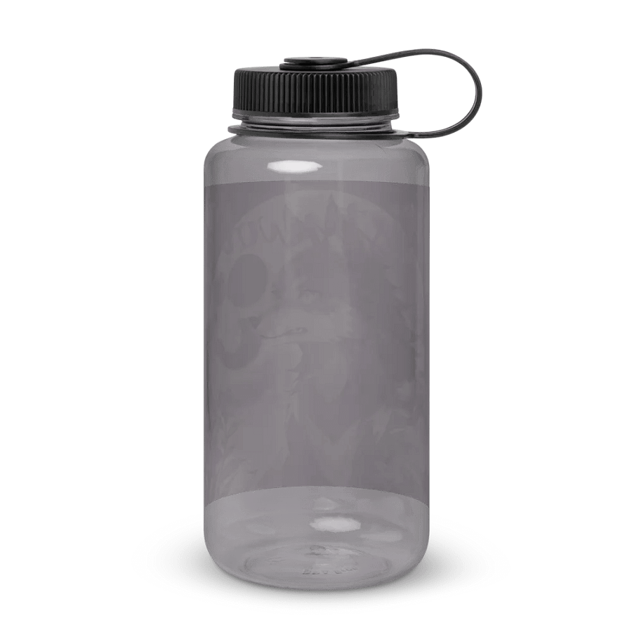 Mystical Moonlight Wolf Wide Mouth Water Bottle product image (2)