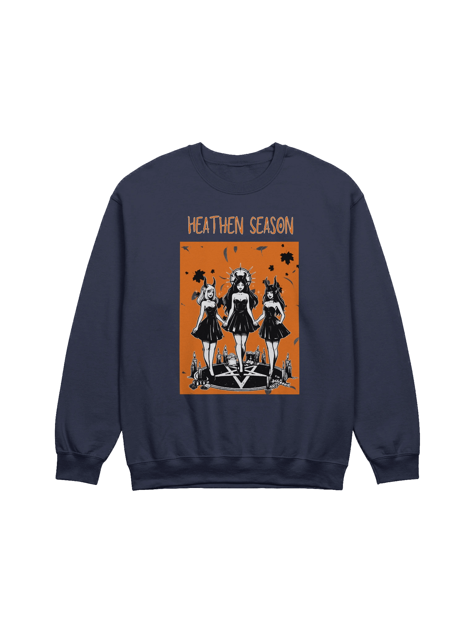 Halloween Edition It's Heathen Season Sweat Shirt Version 2 product image (3)