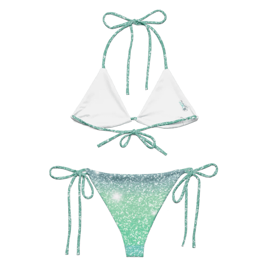 Glitter Unicorn Texture Design String Bikini (8) product image (2)