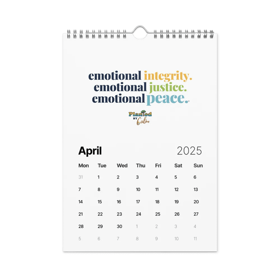 Official Planted By Calm | Calm Keepers Wall Calendar (Choose Start Day and Size) product image (3)