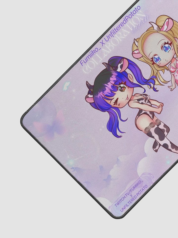 Cow Print Fumiiko_ X UnfilteredPotato COLLAB Desk Mat product image (2)