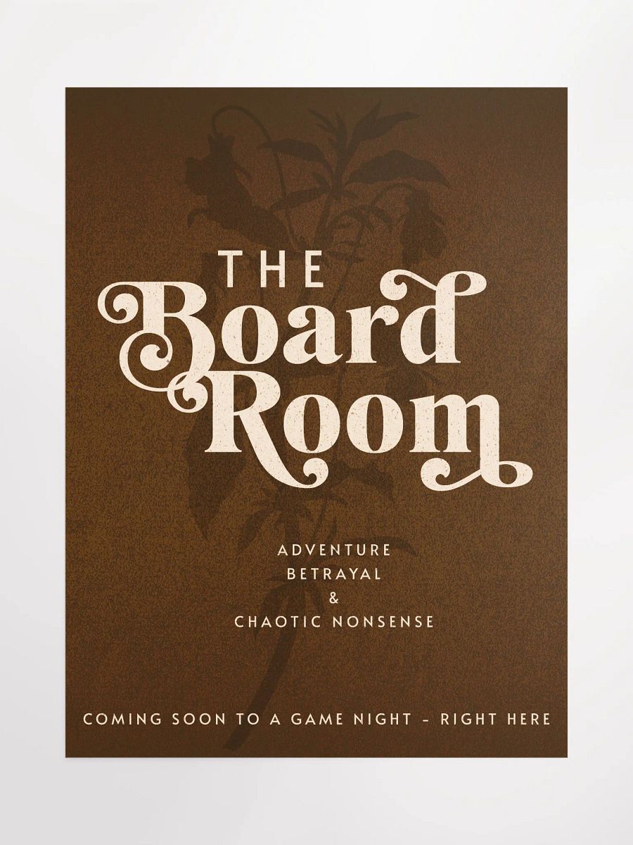 Board Room Movie Poster for Board Gamers - 18