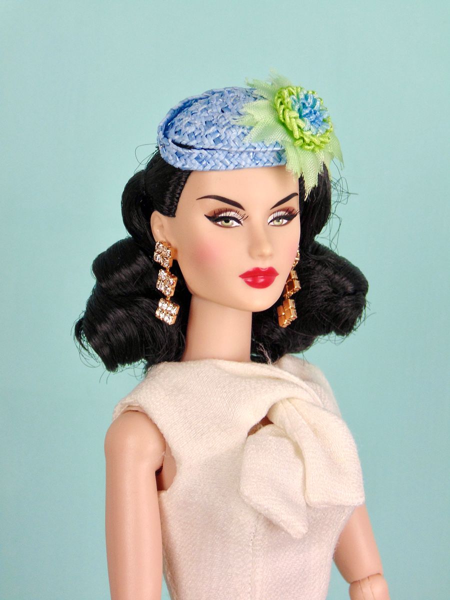 Blue/green hat for 12” fashion dolls product image (3)