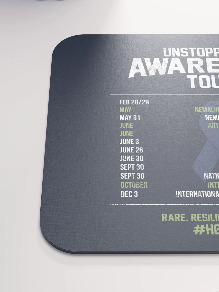 Awareness Tour Schedule Mousepad product image (6)