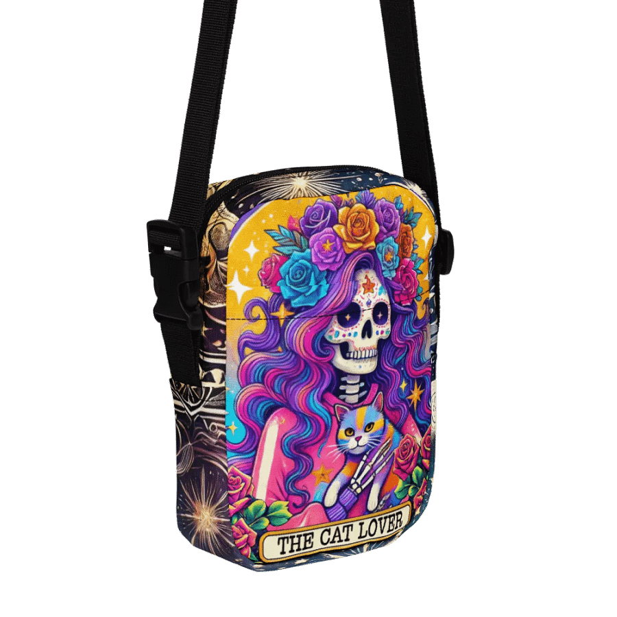 Day of the Dead Cat Lover Crossbody Bag product image (7)