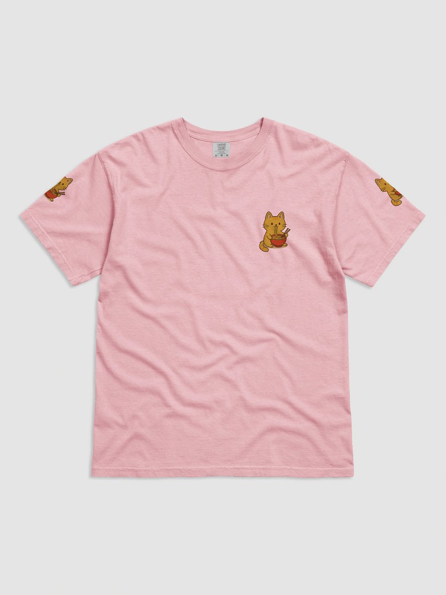 Noodle-Loving Feline Trio T-Shirt product image (2)