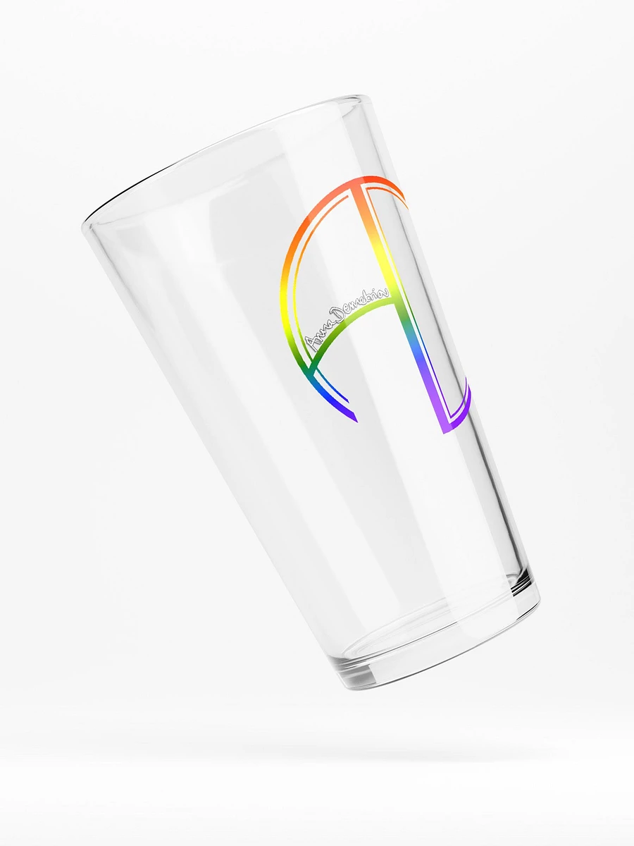 Rainbow Logo Pint Glass product image (2)