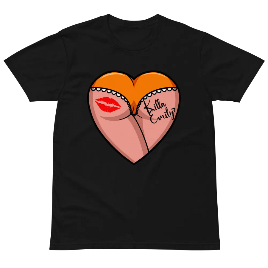ORANGE HEART BUTT UNISEX TEE product image (2)