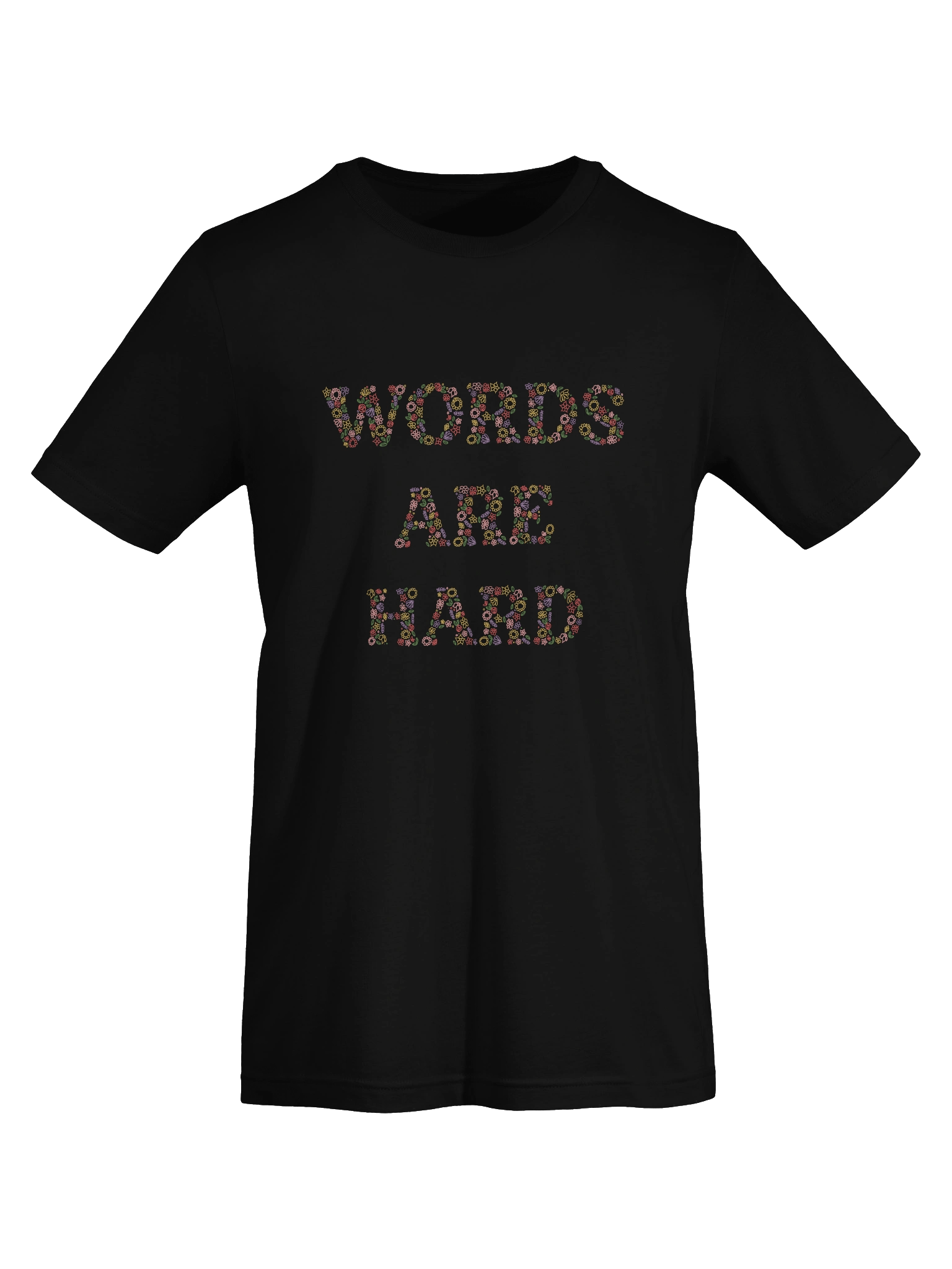 Words Are Hard Floral Tee product image (37)
