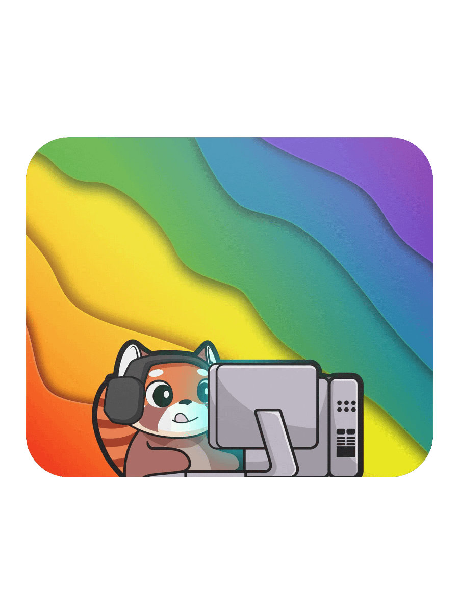 Gaming Bear Mouse Pad (Colour) - 8.7" x 7.1" product image (1)