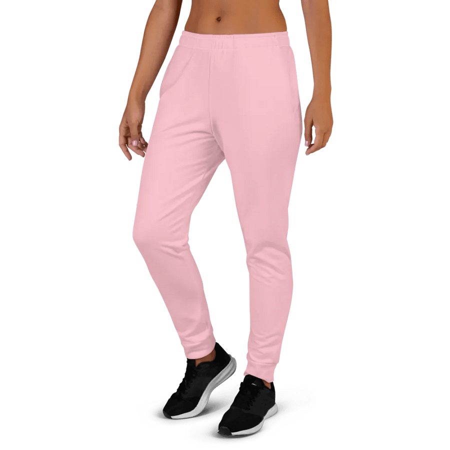 Plain Color Pink Joggers product image (3)