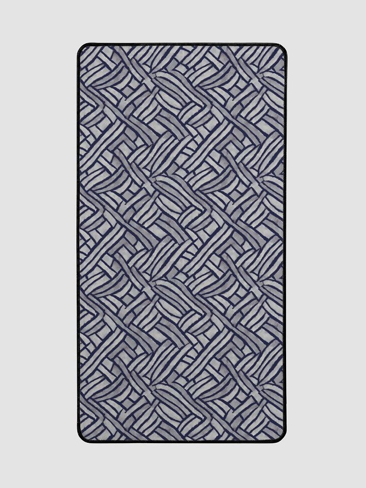 Grey Rectangles Desk Mat product image (2)