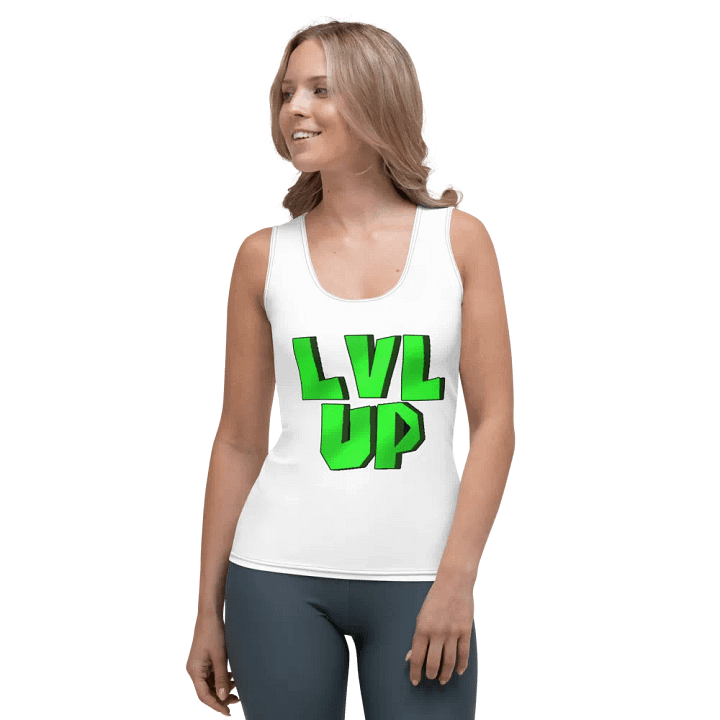 LVL UP White Tank Top product image (1)
