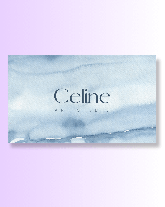 Pastel Elegant Art Studio Business Card product image (1)