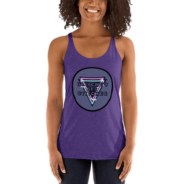 Glitches Get Stitches Ladies Tank product image (2)