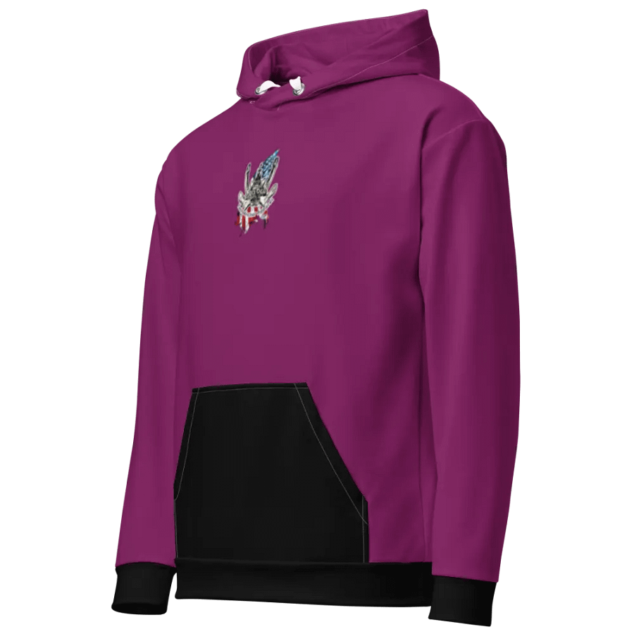 Eggplant Pacific Titan& CE Flage Hoodie product image (3)
