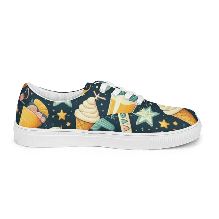 Summer Vibes Retro Canvas Shoes product image (4)
