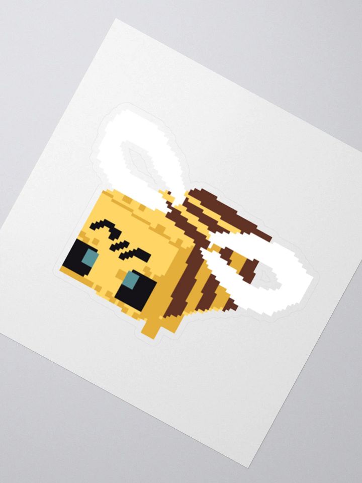 Minecraft bee sticker product image (2)