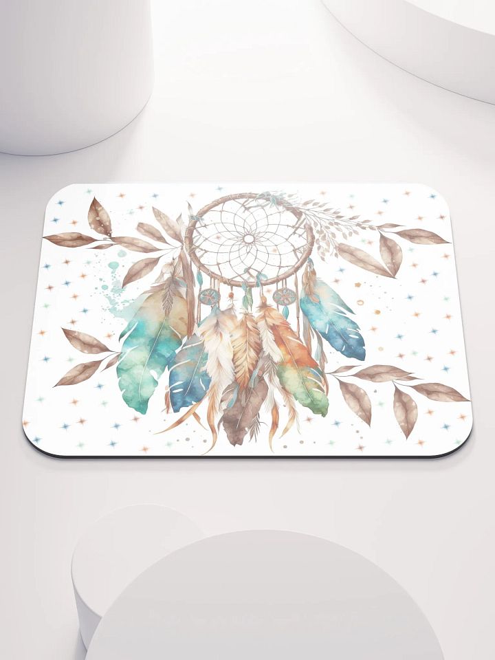 An Neutral Color Dream Catcher Mousepad product image (1)