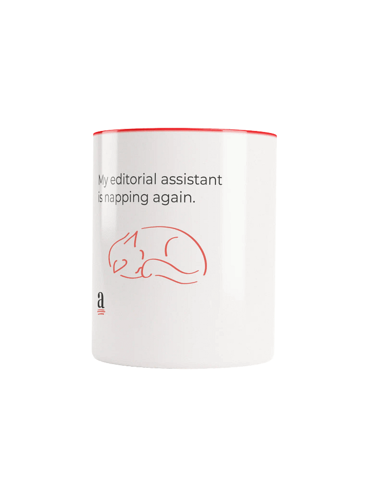 Editorial assistant ceramic mug - cat product image (1)