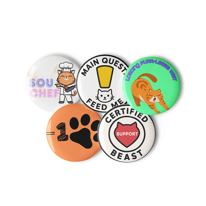 The Feline Co-Op Pin Set product image (3)