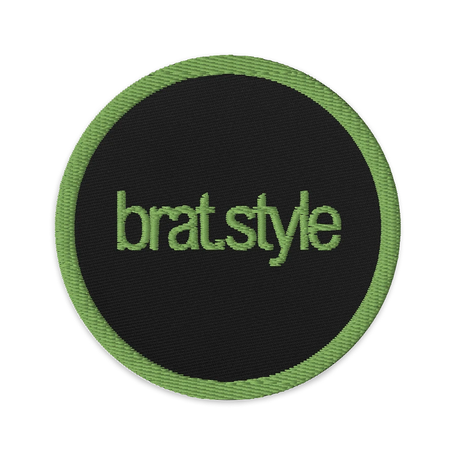 the bratstyle embroidered patch - circle product image (1)